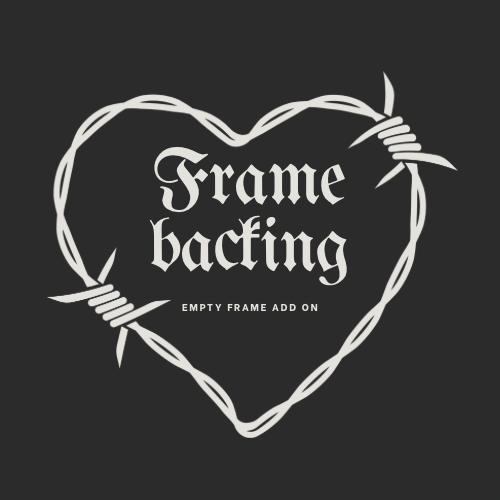 Add On - Backing for Empty Frames Decor