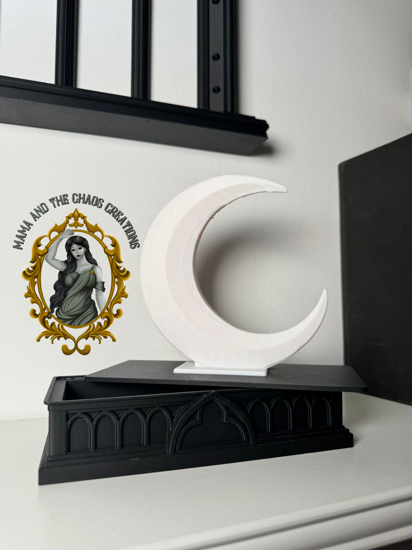 Crescent Moon Jewelry Box