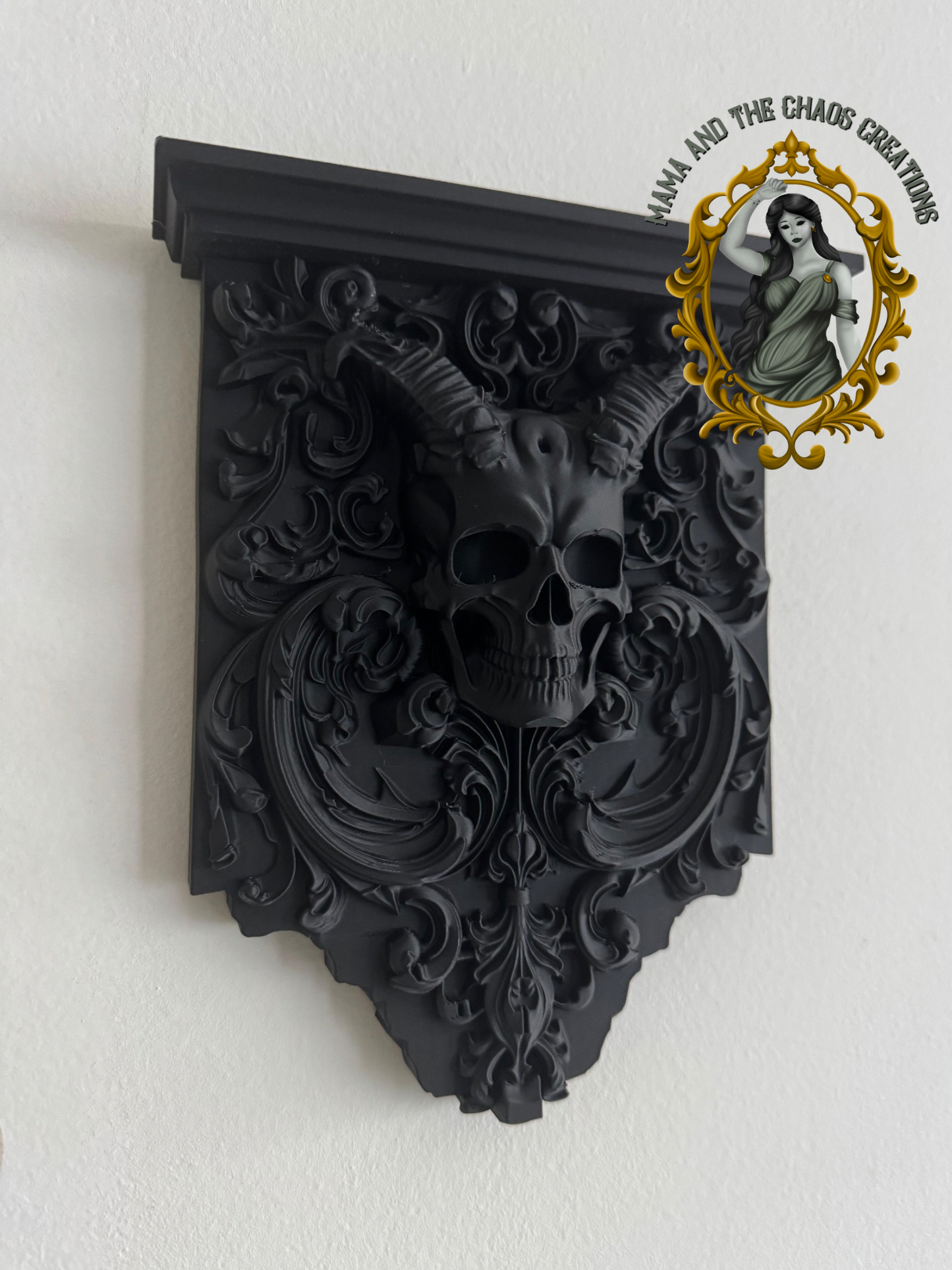 Skull Corbel Wall Decor