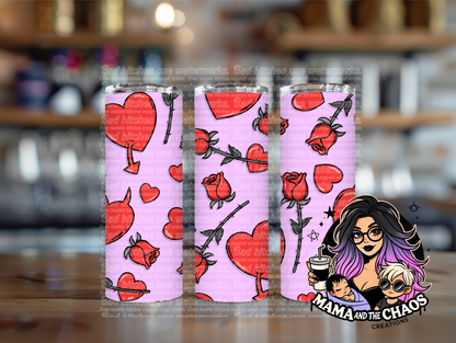 Hearts & Roses Tumbler