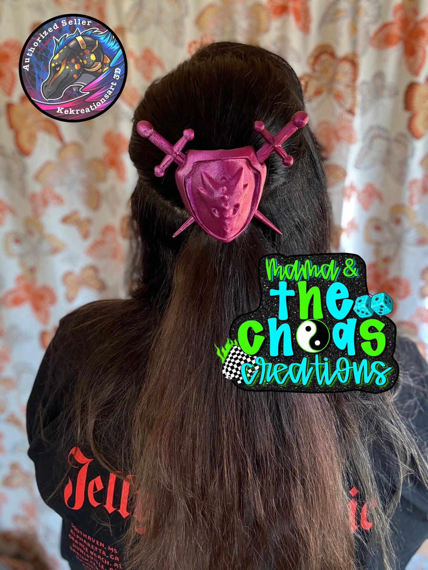 Dragon Shield Hair Pin