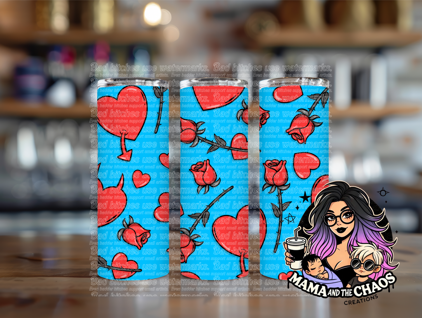 Hearts & Roses Tumbler