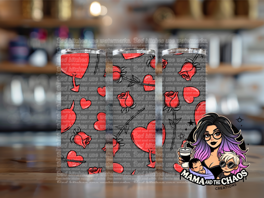 Hearts & Roses Tumbler