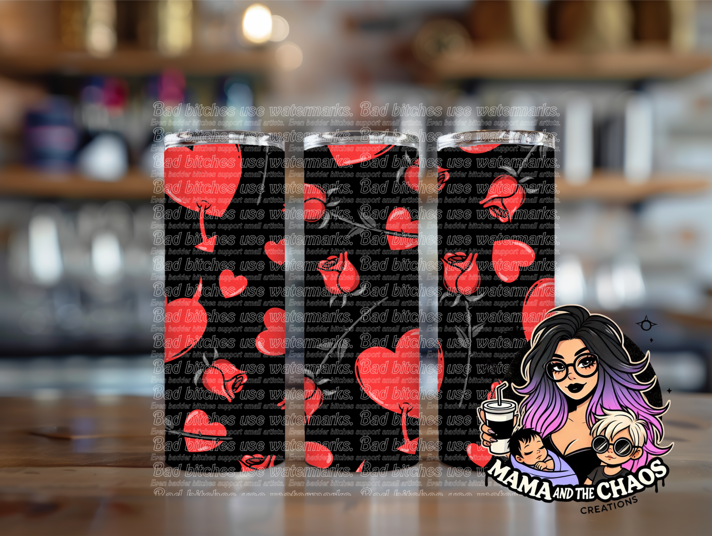 Hearts & Roses Tumbler