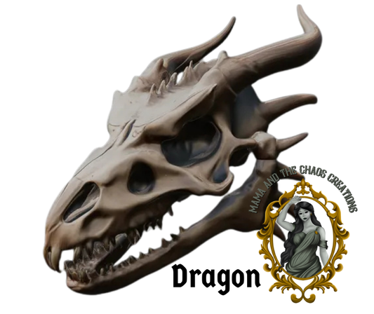 Dragon 3D Printed Skull Bone