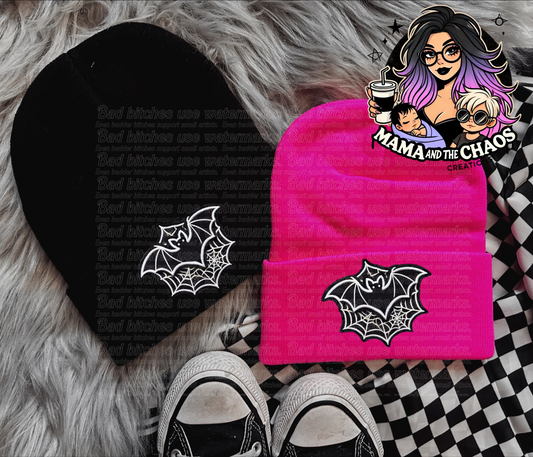 Bat & Web Beanie