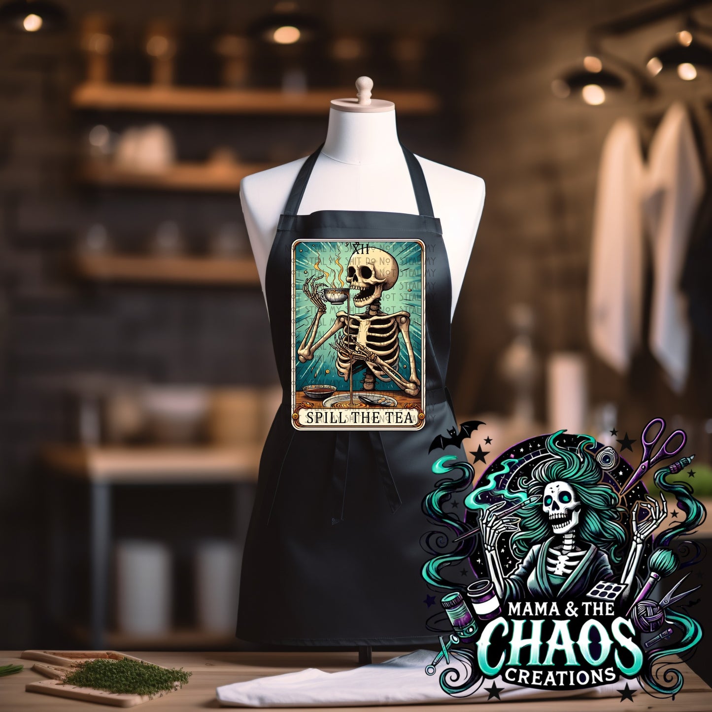 Snarky Tarot Card Aprons