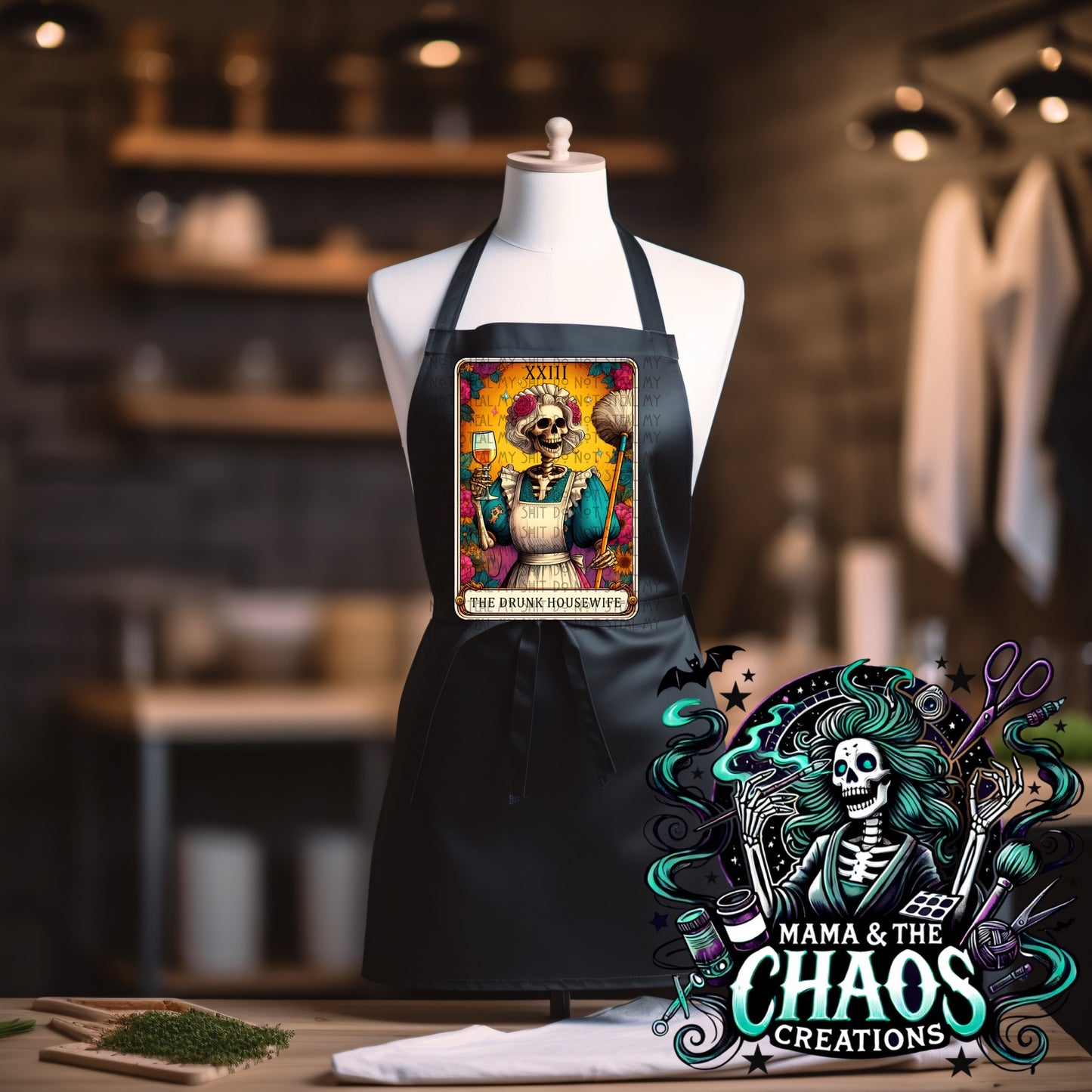 Snarky Tarot Card Aprons