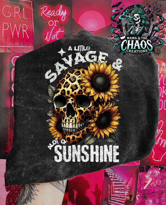 A Little Savage & A Lot Of Sunshine Sunflower Edition