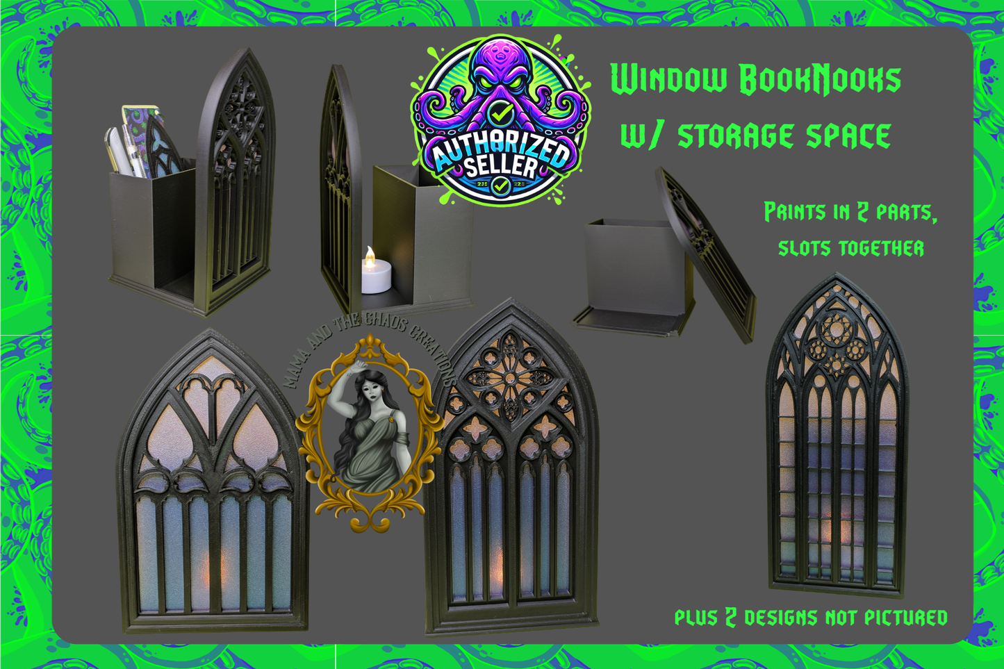 Window booknook w/ storage space