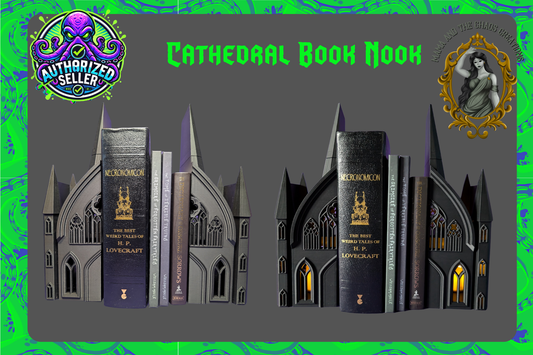 Cathedral book nook set of2