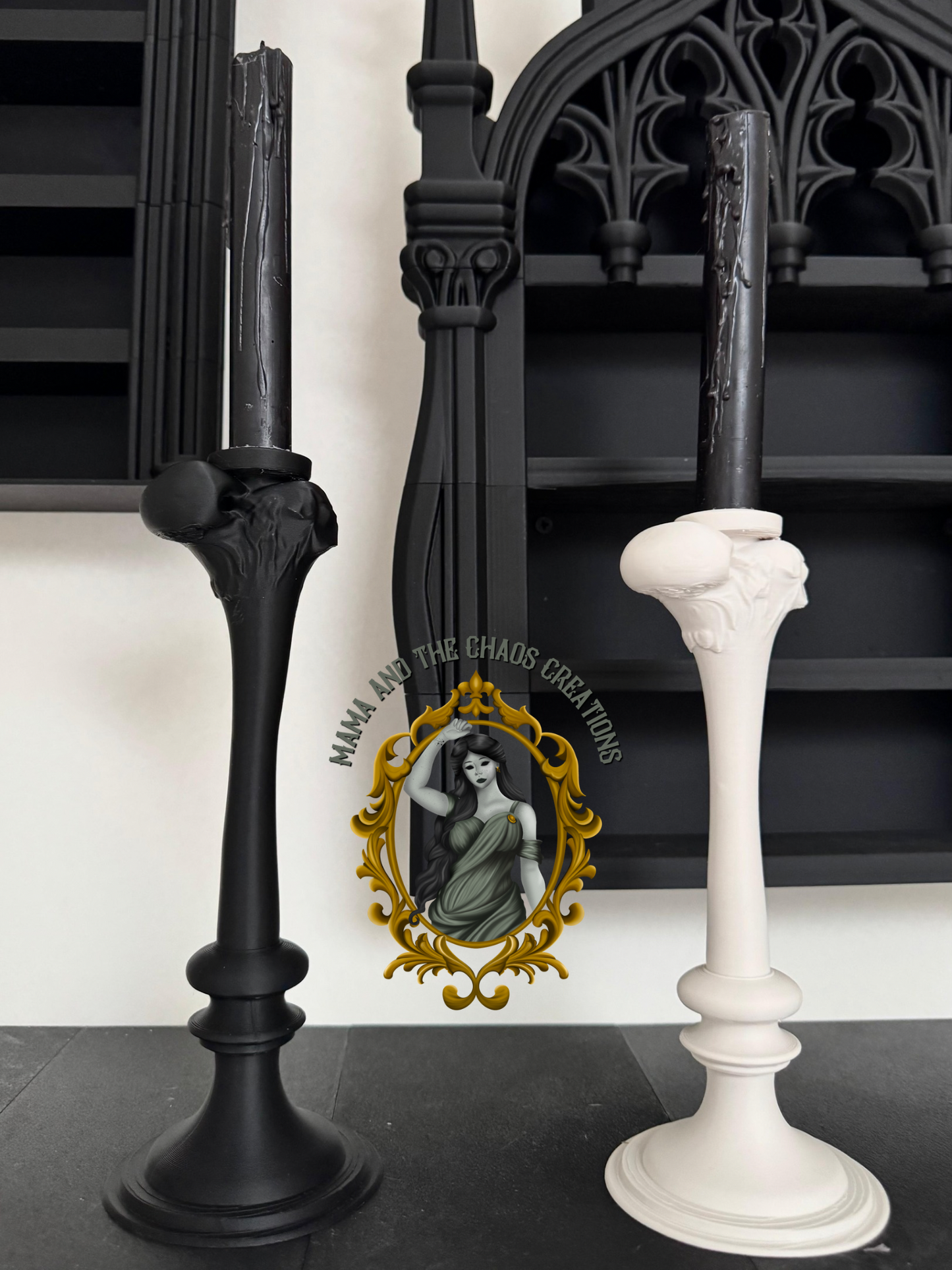 Bone Candle Holder Decor