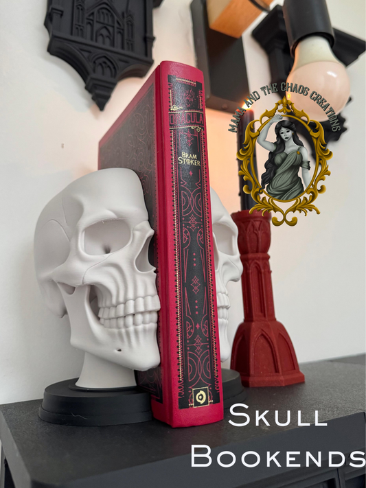 Skull Bookends Set of 2