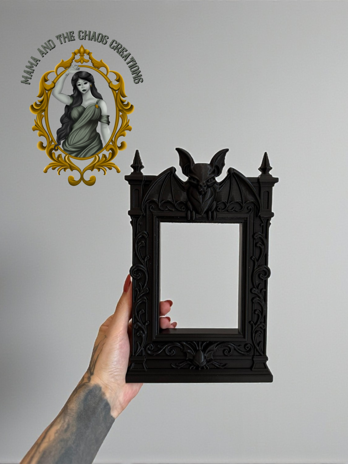 Single Bat Frame Wall Decor